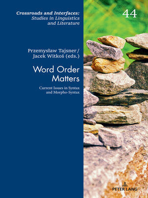 cover image of Word Order Matters
